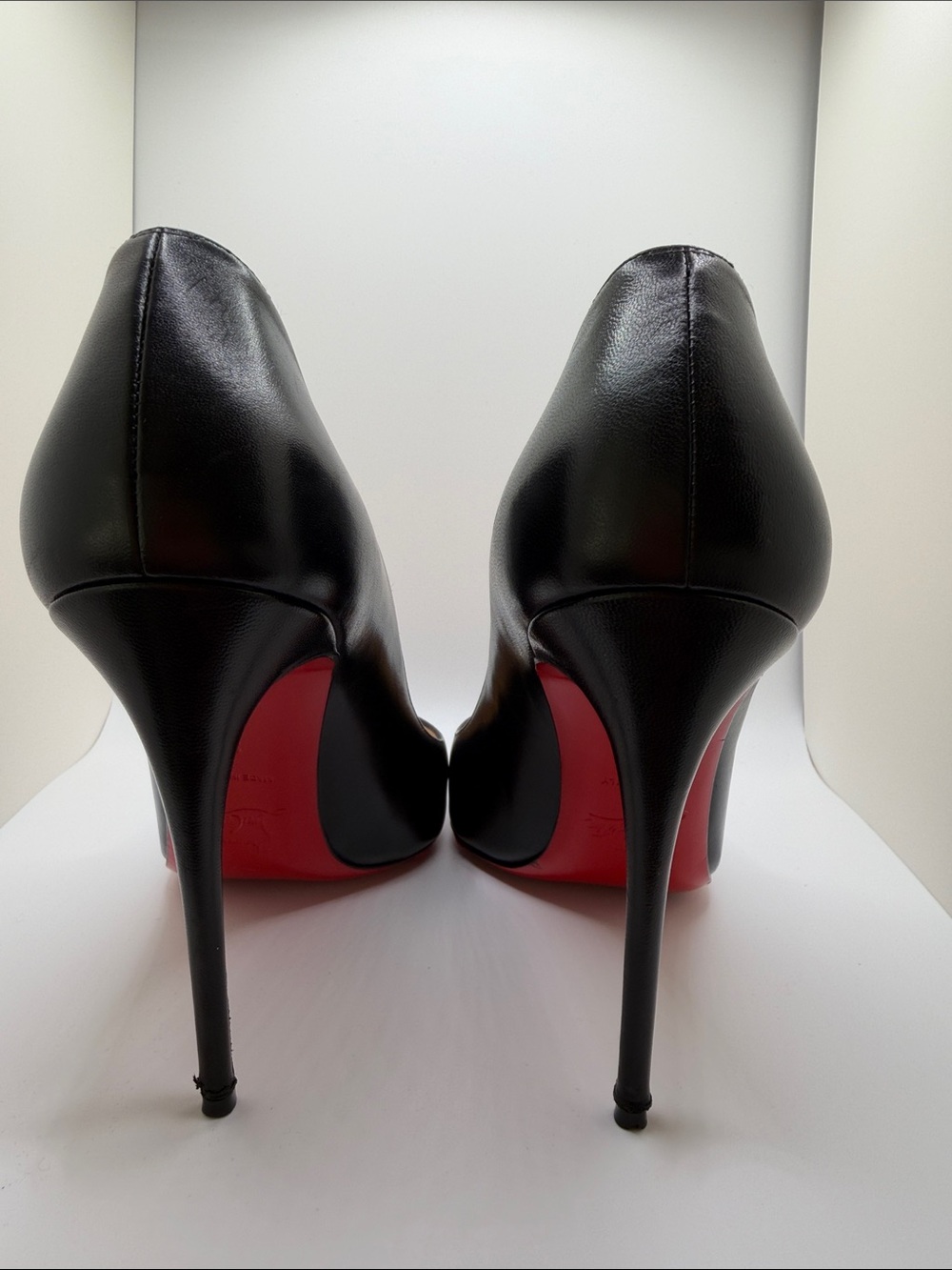 Christian Louboutin Pigalle 120 black leather (Size EU 39) - Picture 2 of 7